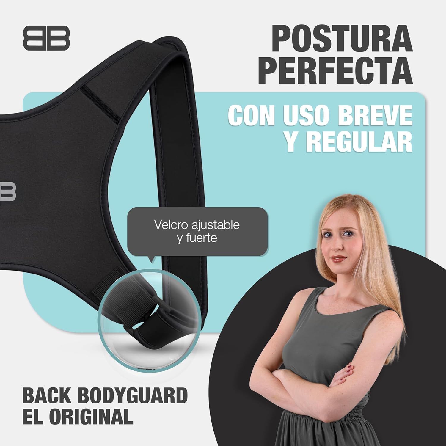 Corrector de Postura Ergofit Pro - Alineación Espinal y Prevención del Dolor Muscular
