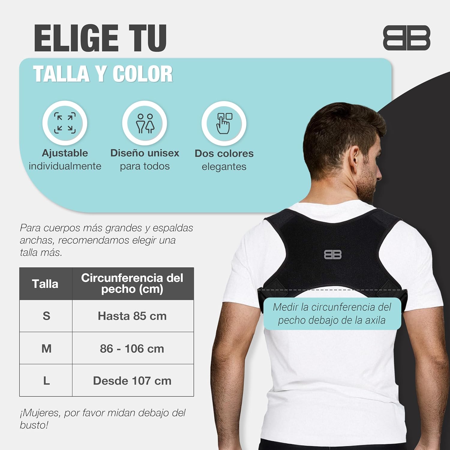 Corrector de Postura Ergofit Pro - Alineación Espinal y Prevención del Dolor Muscular