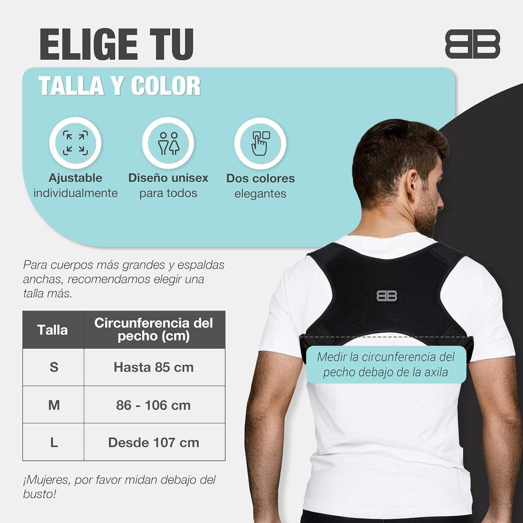 Corrector de Postura Ergofit Pro - Alineación Espinal y Prevención del Dolor Muscular