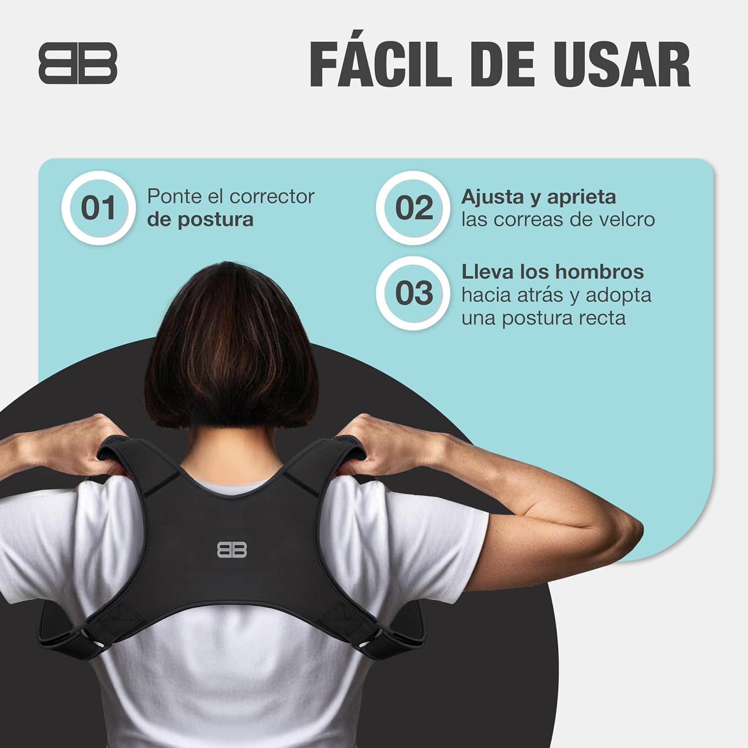 Corrector de Postura Ergofit Pro - Alineación Espinal y Prevención del Dolor Muscular