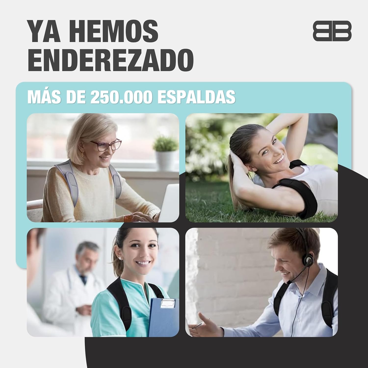 Corrector de Postura Ergofit Pro - Alineación Espinal y Prevención del Dolor Muscular